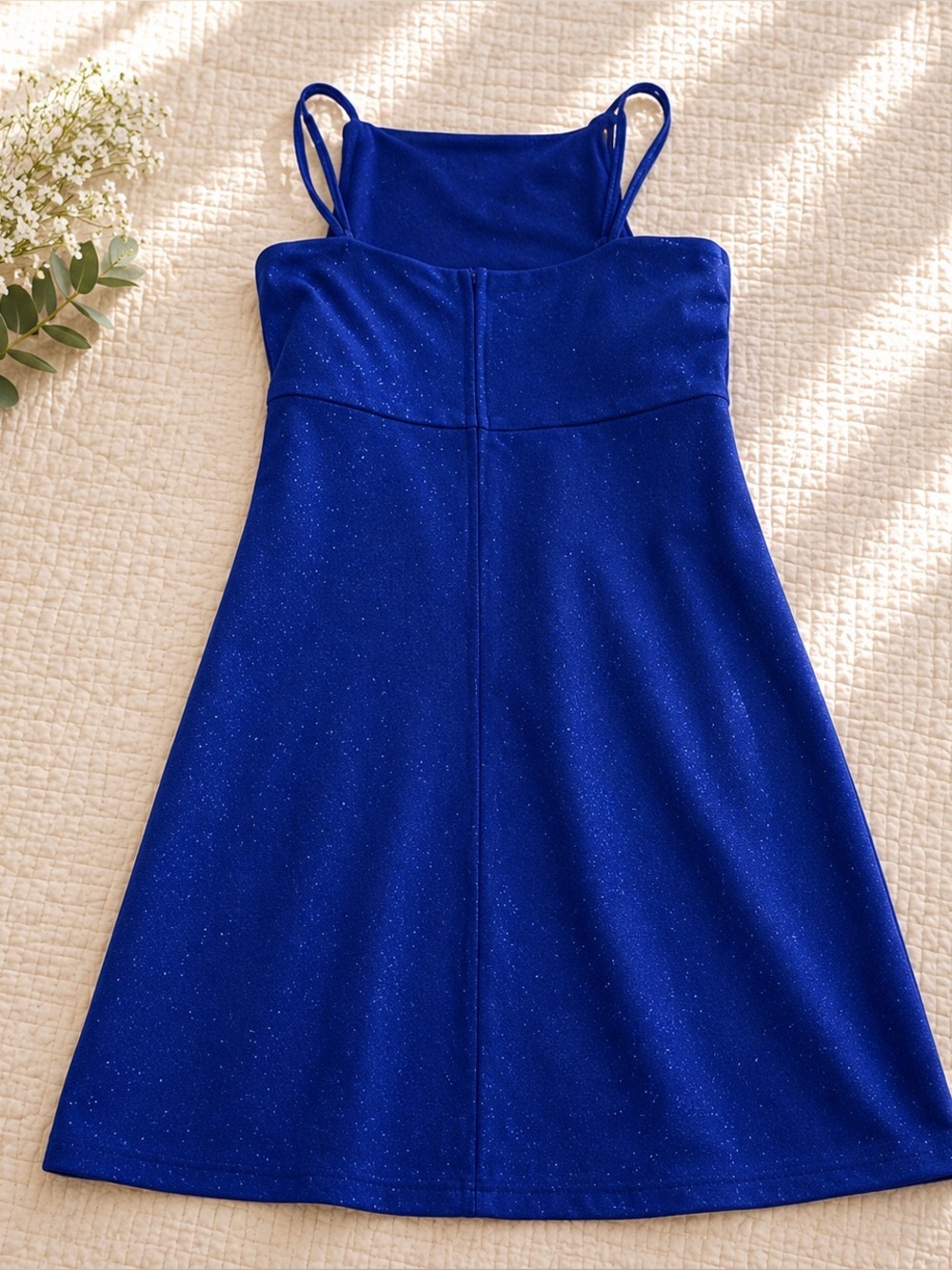 Elegant Blue Women's Dress